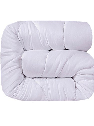 White Microfiber Comforter - Double Fill, All Season Cozy